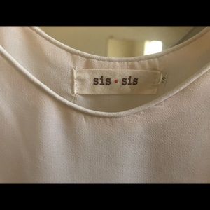 Sis•sis tank top